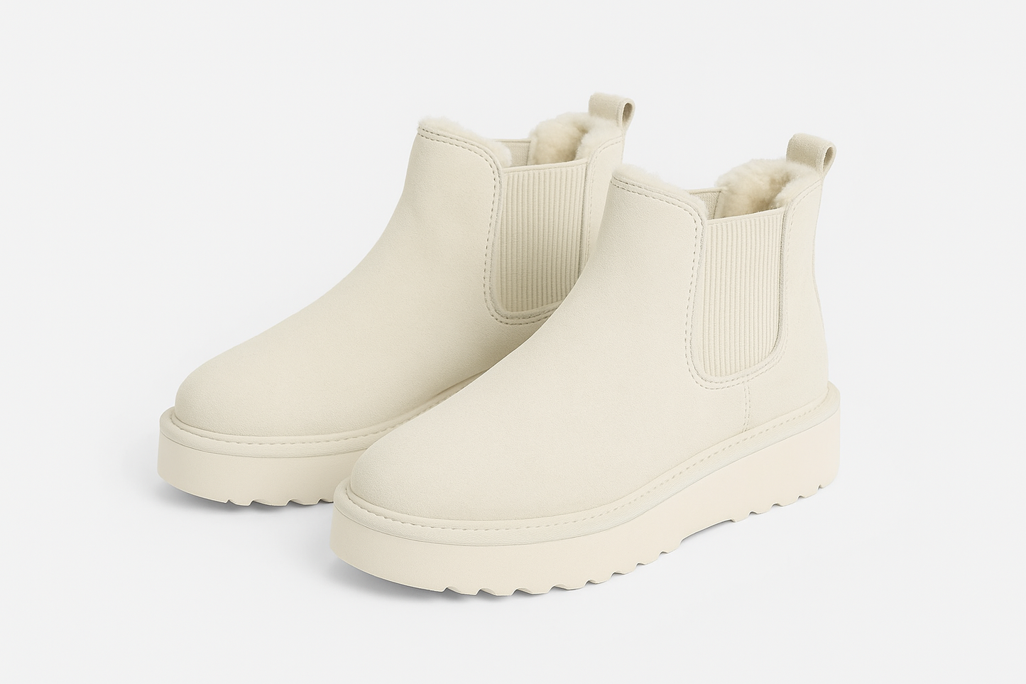 SUEVA™ Classic Suede Fur-Lined Winter Boots