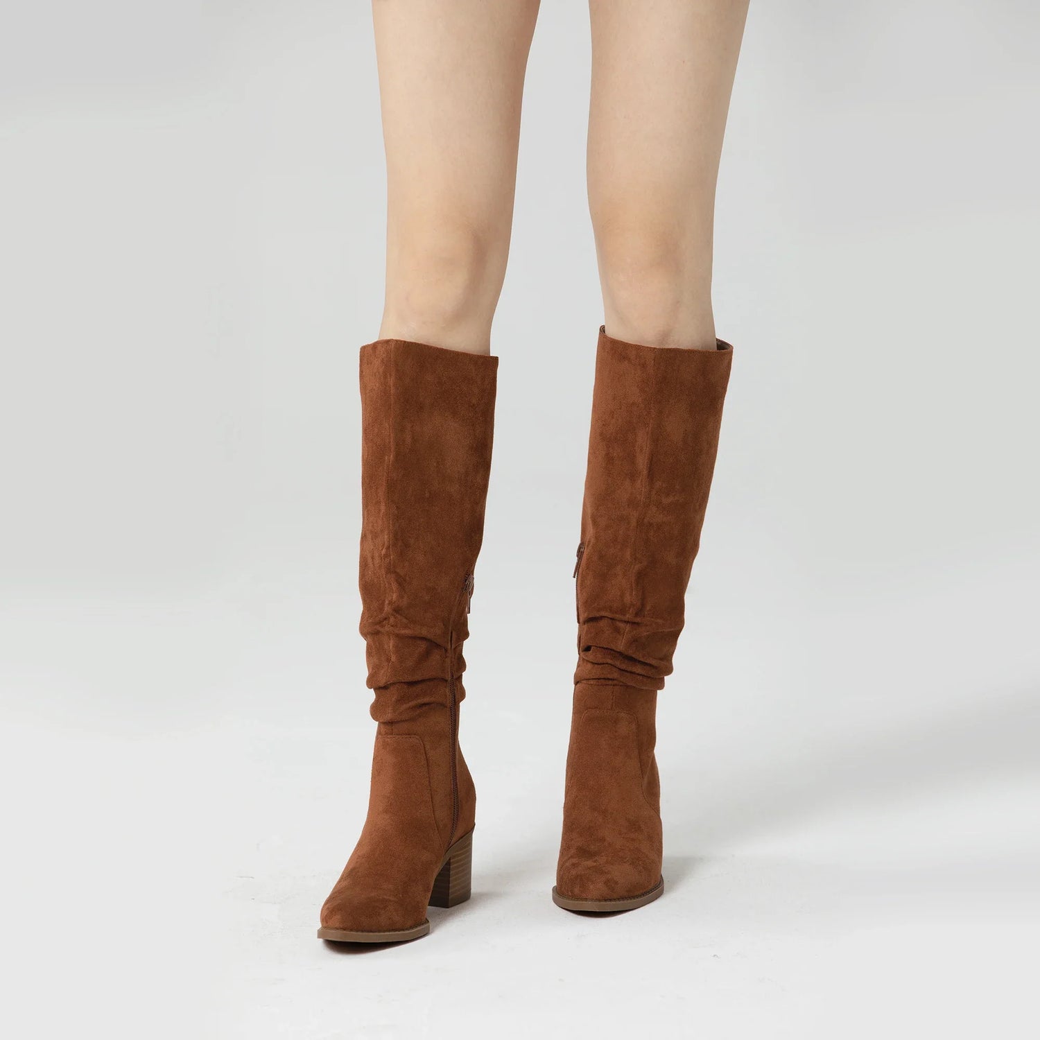 Knee-High Suede Boots