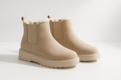 SUEVA™ Classic Suede Fur-Lined Winter Boots